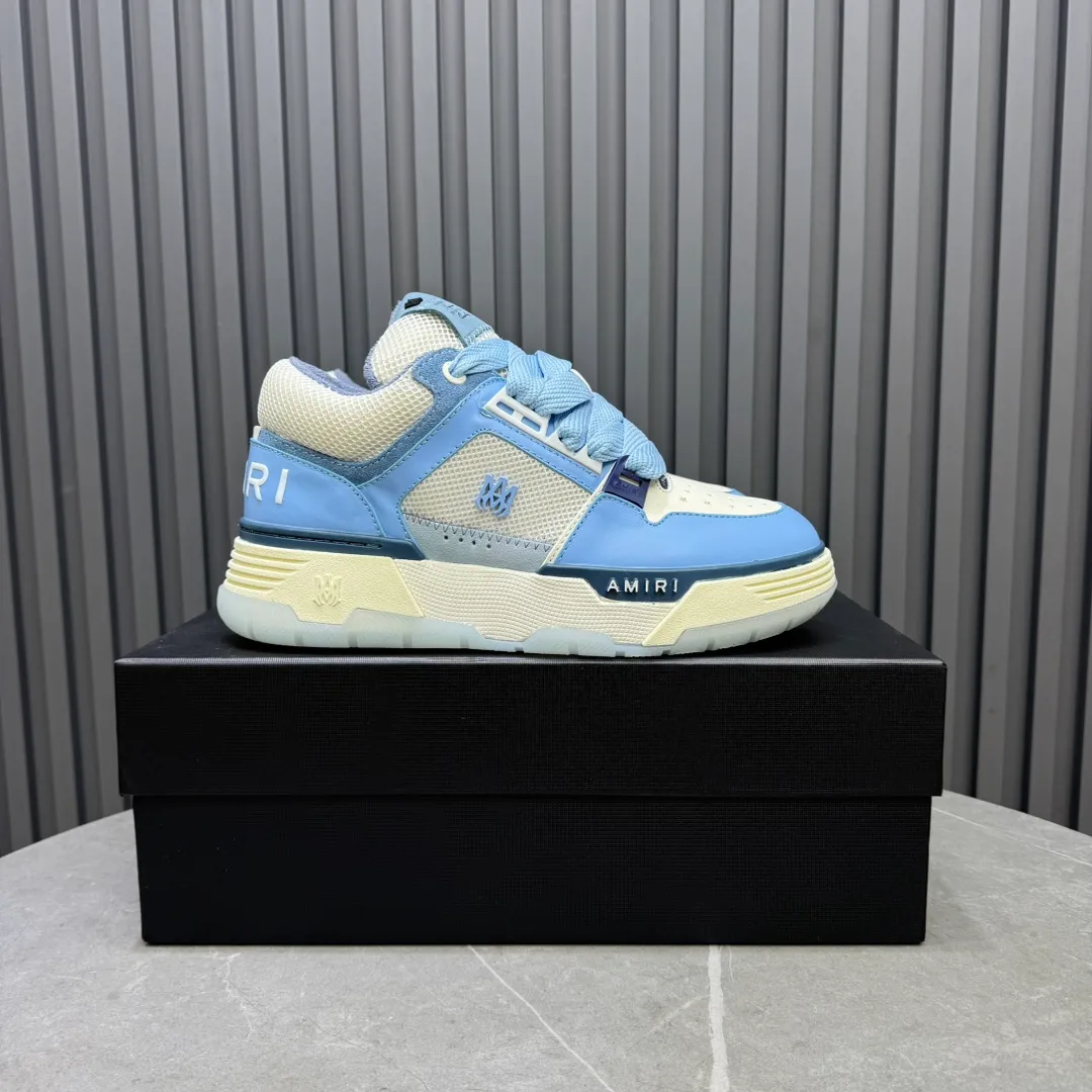 Men's shoes 💰660💰 AMIRI AMIRI trendy brand hot sale 🔥 Available all year round, couples 💑 Official website synchronization Imported fabrics 1⃣️ vs 1⃣️ replica, original factory special original sole, 35-45 (45. non-refundable)